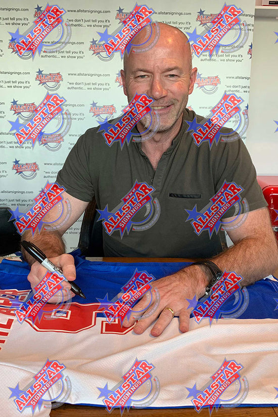 Blackburn Rovers FC Shearer Signed Shirt (Framed)