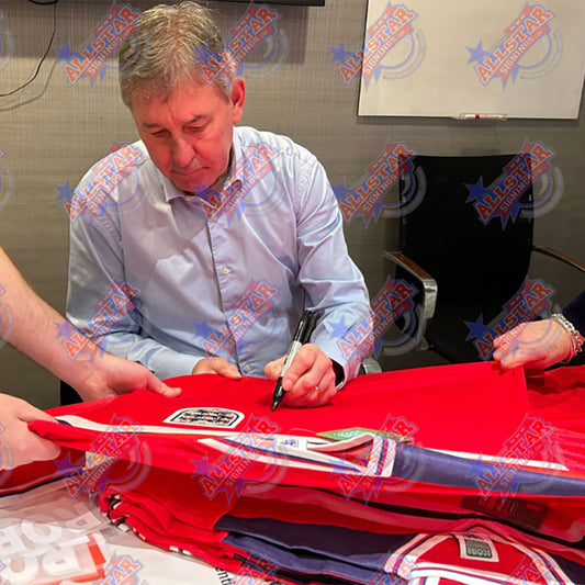 England FA 1982 Robson Signed Shirt Framed 1