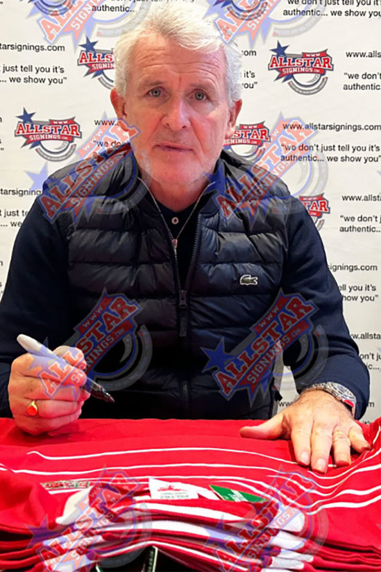 FA Wales 1984 Hughes Signed Shirt (Framed)