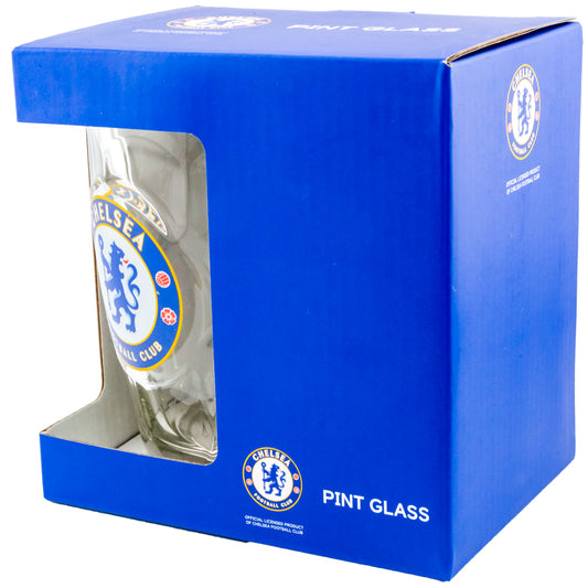 Chelsea FC Dimple Glass Tankard 1
