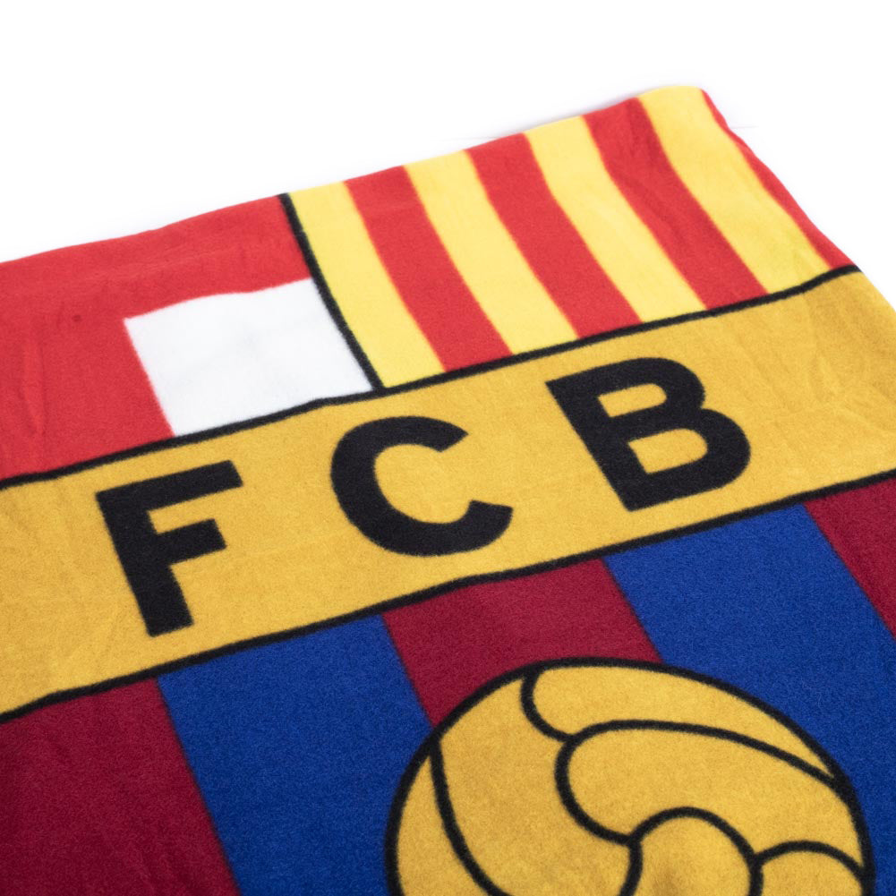 FC Barcelona Logo Fleece Blanket 1