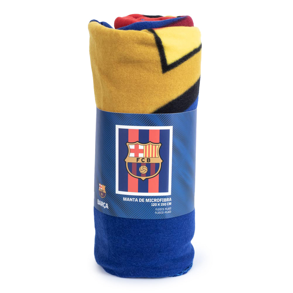 FC Barcelona Logo Fleece Blanket 3