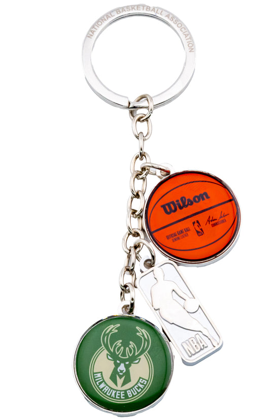 Milwaukee Bucks Charm Keyring