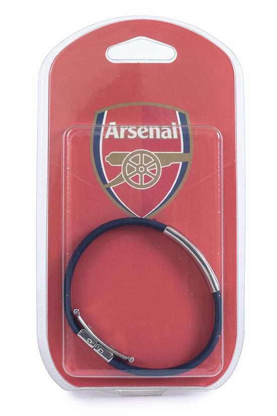 Arsenal FC Navy Silicone Bracelet