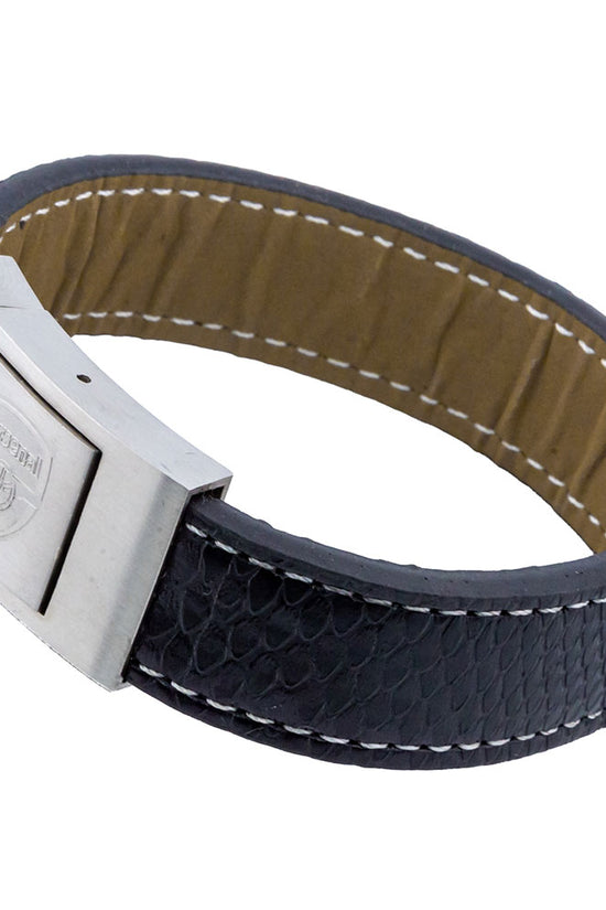 Arsenal FC Stitched Leather Bracelet