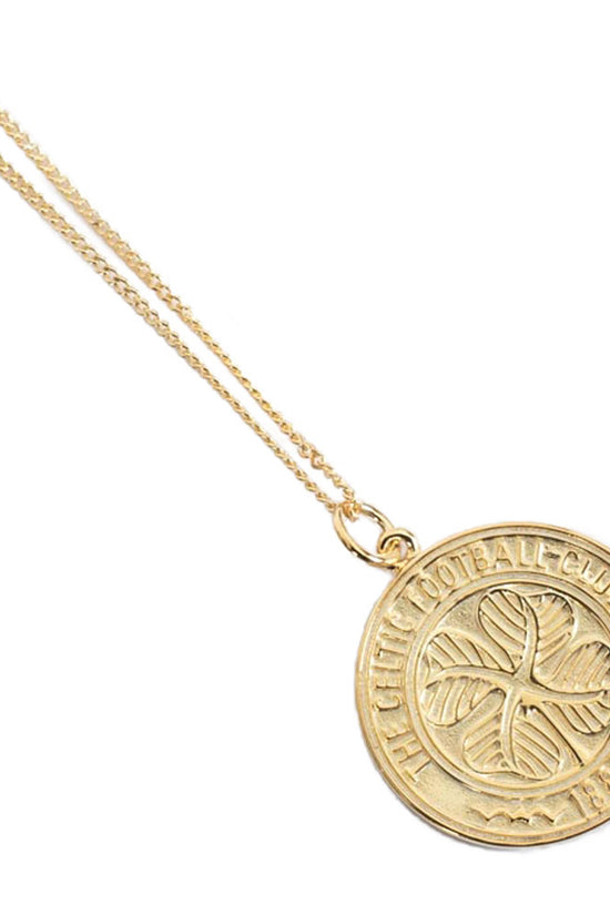 Celtic FC 18ct Gold Plated on Silver Pendant & Chain