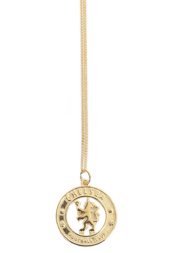 Chelsea FC 18ct Gold Plated on Silver Pendant & Chain