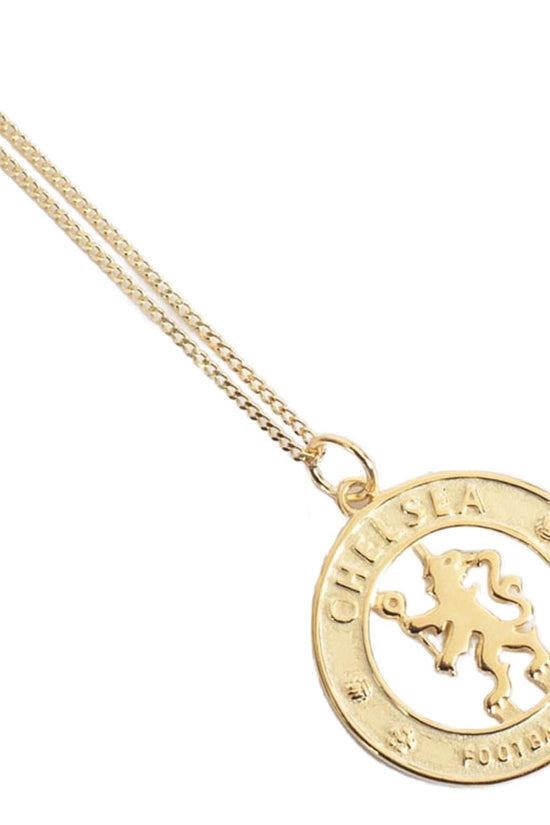 Chelsea FC 18ct Gold Plated on Silver Pendant & Chain