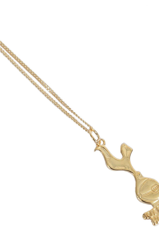 Tottenham Hotspur FC 18ct Gold Plated on Silver Pendant & Chain