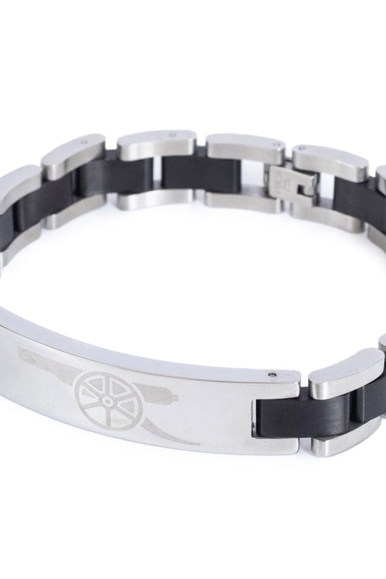 Arsenal FC Black Inlay Bracelet