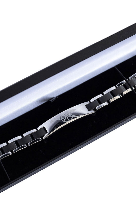 Arsenal FC Black Inlay Bracelet