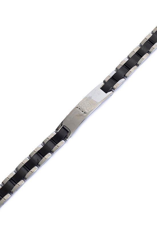 Arsenal FC Black Inlay Bracelet