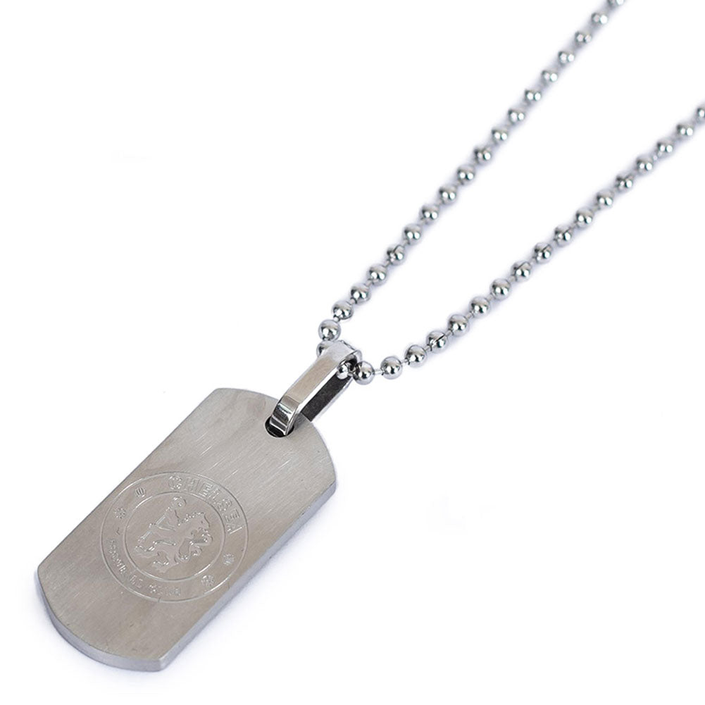 Chelsea FC Matt Finish Dog Tag Chain