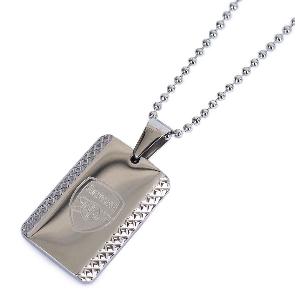 Arsenal FC Patterned Dog Tag Chain