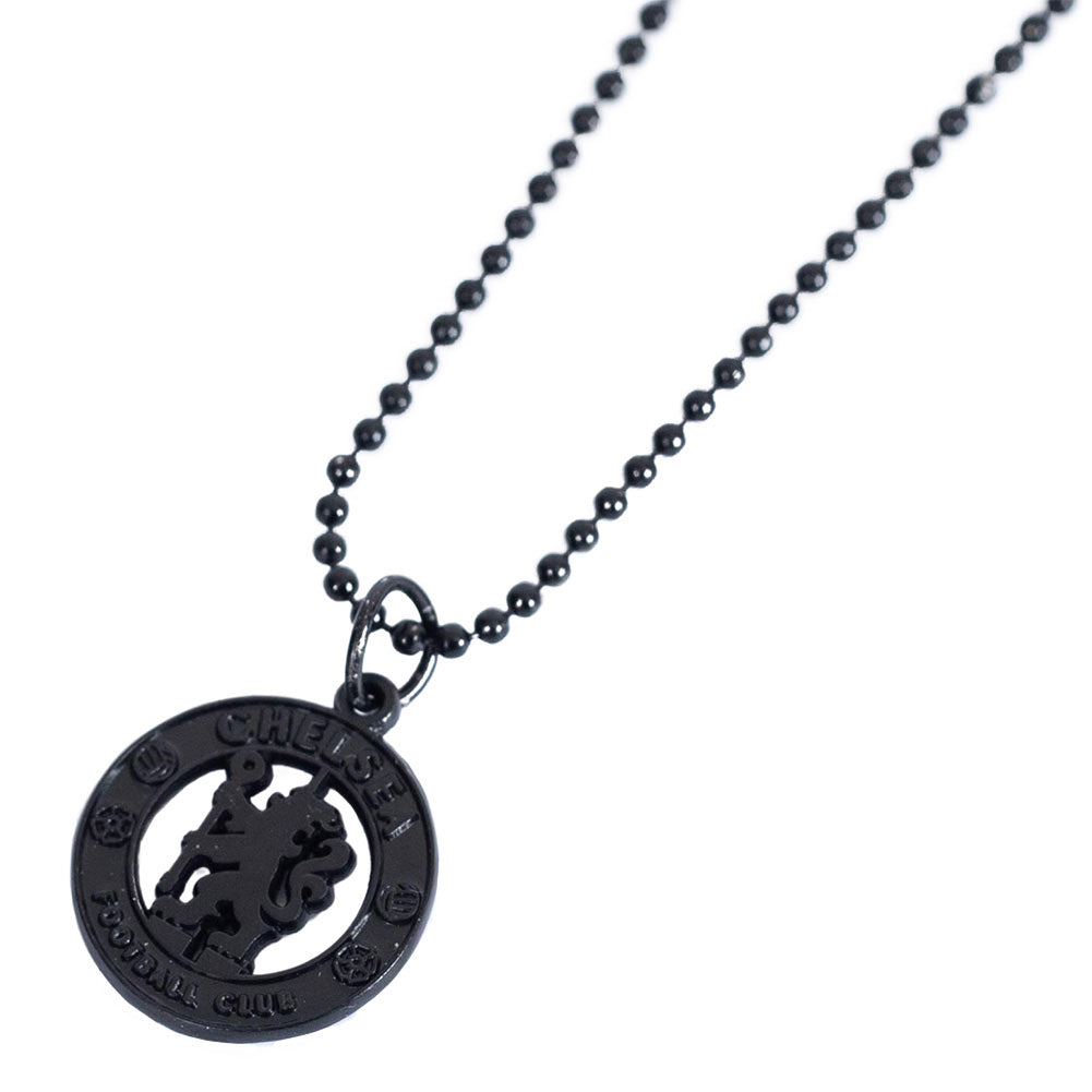 Chelsea FC Black Plated Pendant Chain