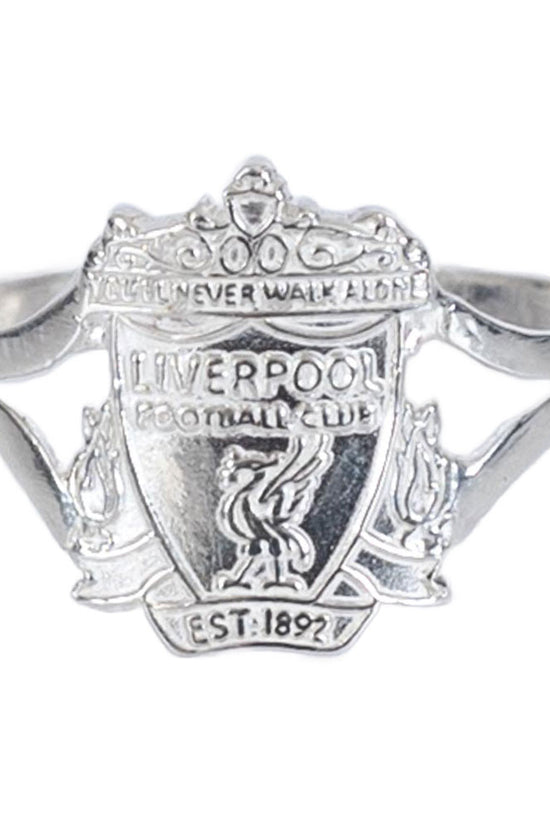 Liverpool FC Sterling Silver Split Shank Ring Large