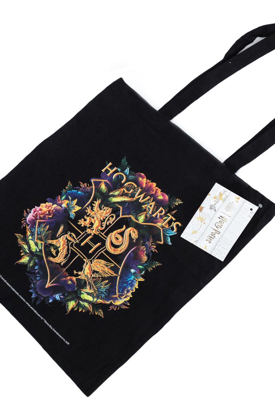 Harry Potter Hogwarts Crest Canvas Tote Bag