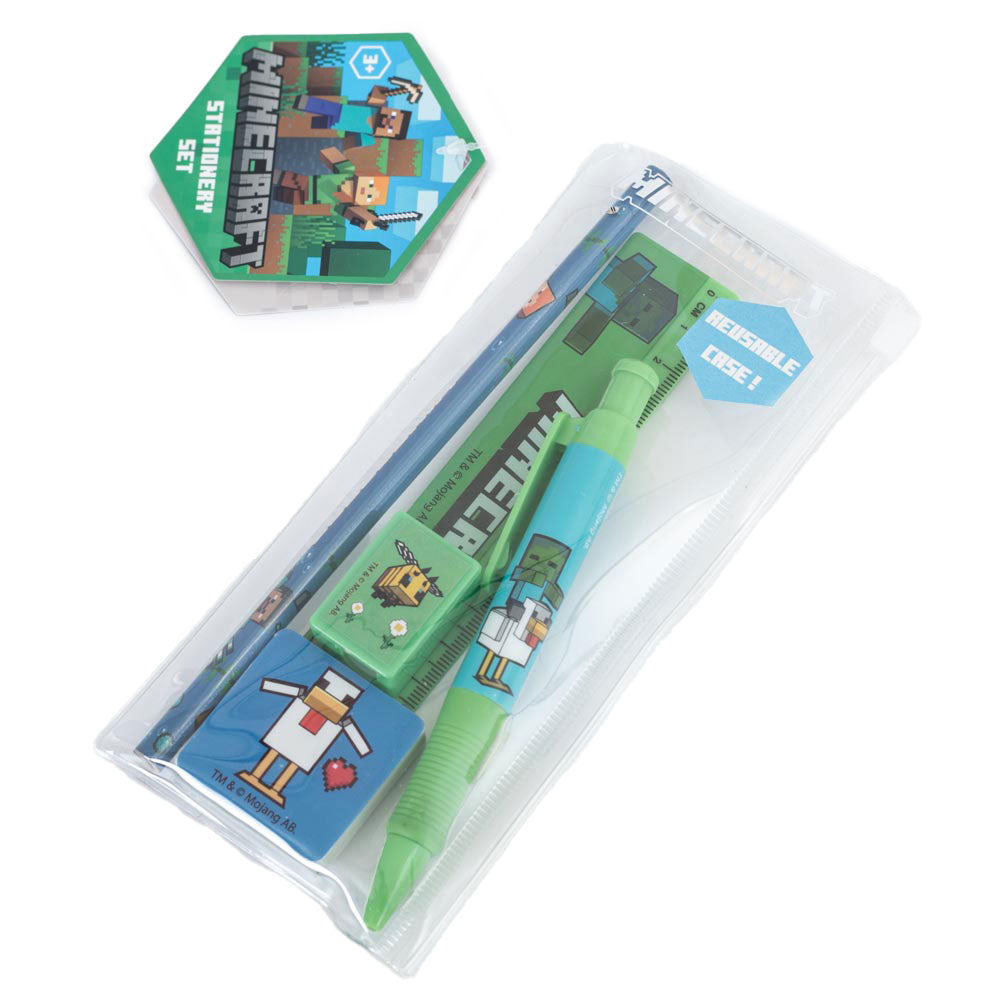 Minecraft 5pc Stationery Set 2