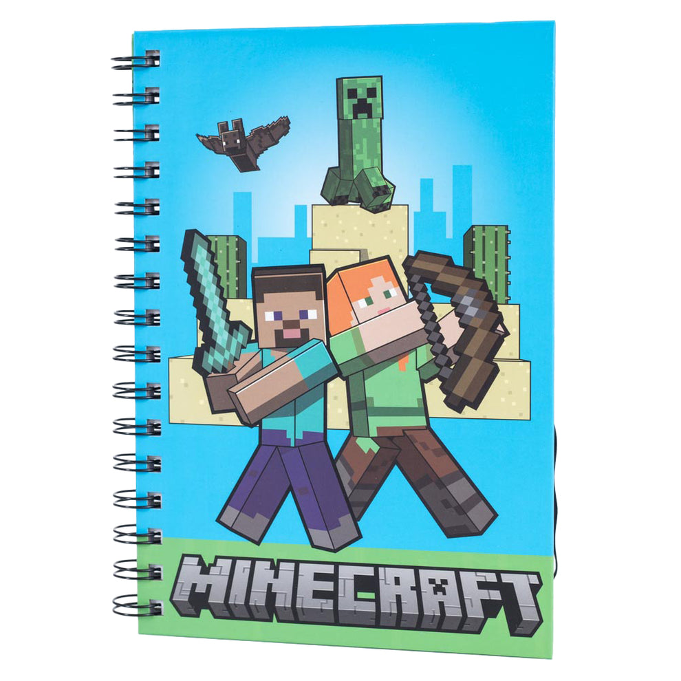 Minecraft Notebook Back Minecraft Notebook – Cazna Sports