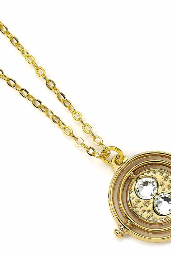 Harry Potter Gold Plated Fixed Time Turner Necklace