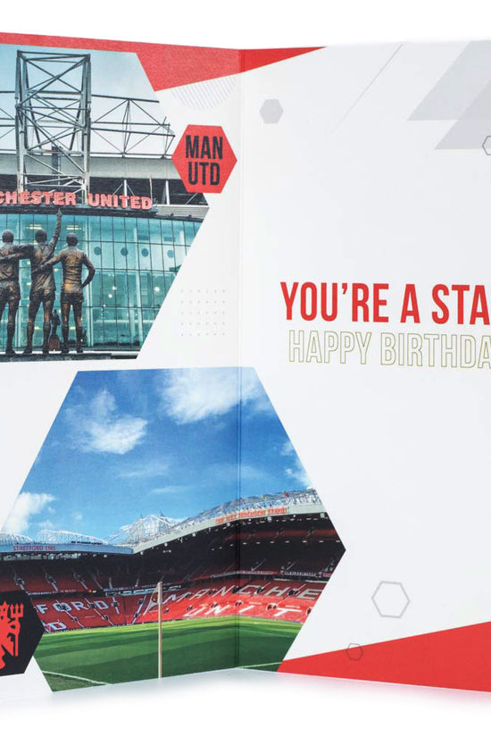 Manchester United FC Super Son Birthday Card