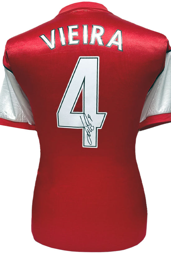 Arsenal FC Vieira Signed Shirt