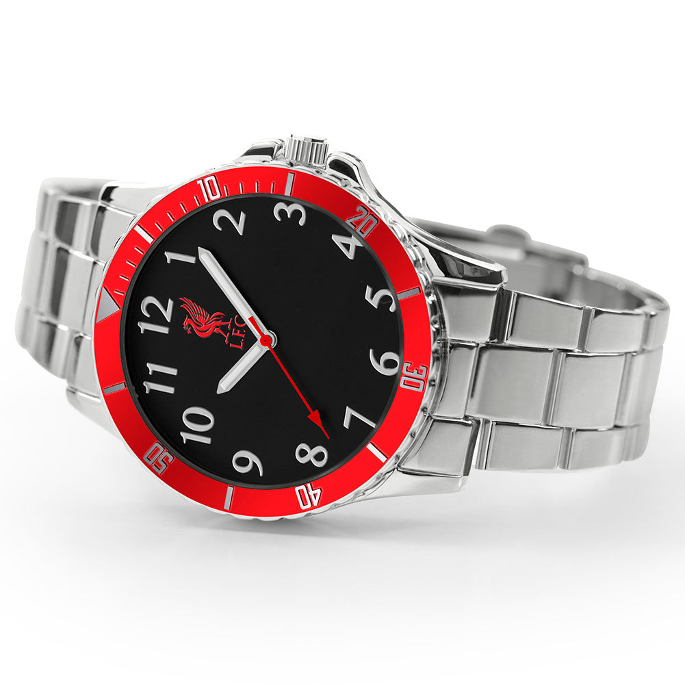 Liverpool FC Mens Red Silver Bracelet Watch 1