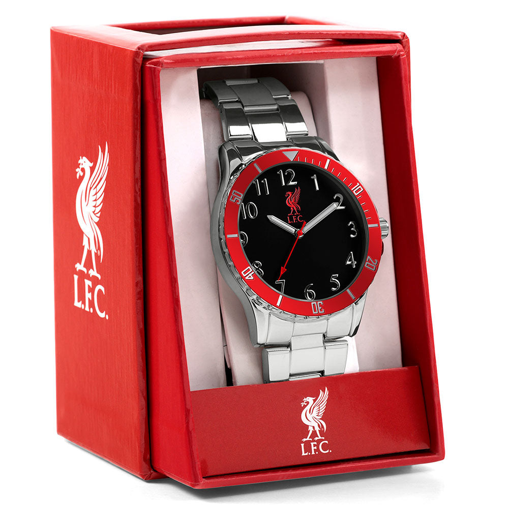 Liverpool FC Mens Red Silver Bracelet Watch 2