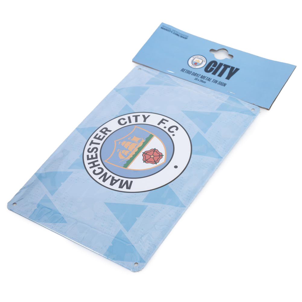 Manchester City FC Retro Days Sign 2