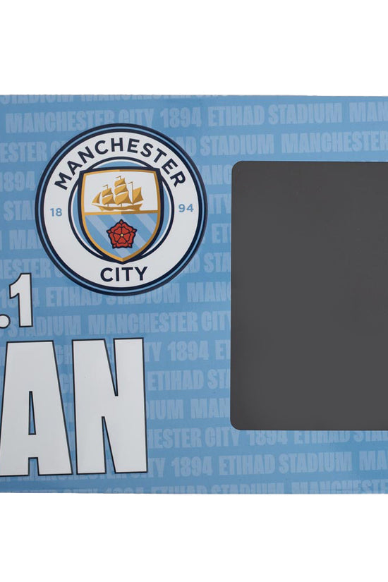 Manchester City FC No1 Fan Picture Frame Sign 2