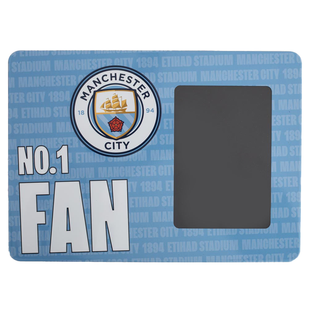 Manchester City FC No1 Fan Picture Frame Sign 2