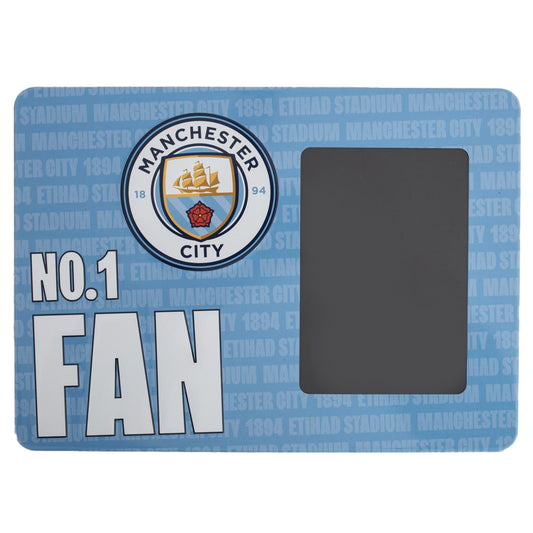 Manchester City FC No1 Fan Picture Frame Sign 2