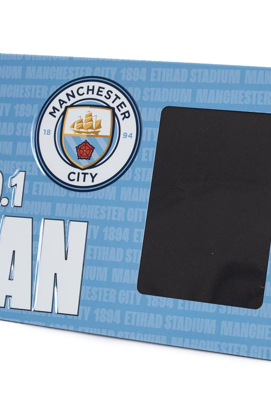 Manchester City FC No1 Fan Picture Frame Sign