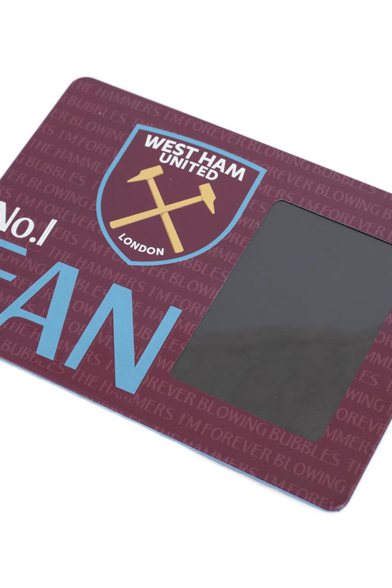 West Ham United FC No1 Fan Picture Frame Sign 1