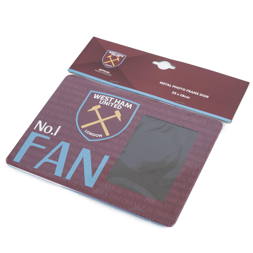West Ham United FC No1 Fan Picture Frame Sign 4