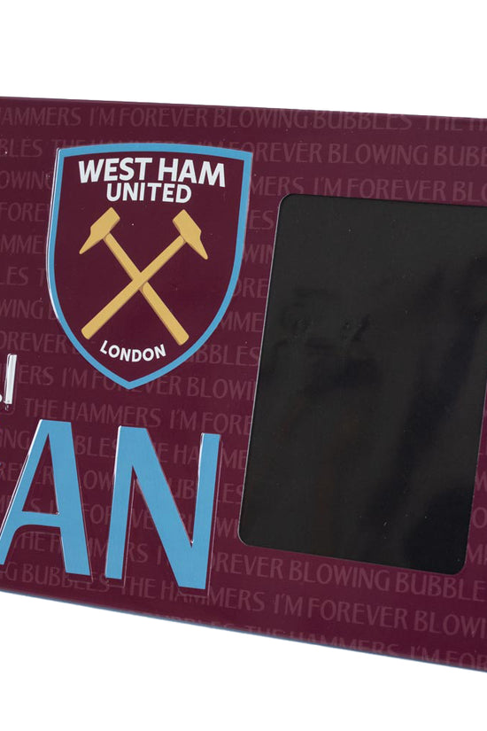 West Ham United FC No1 Fan Picture Frame Sign