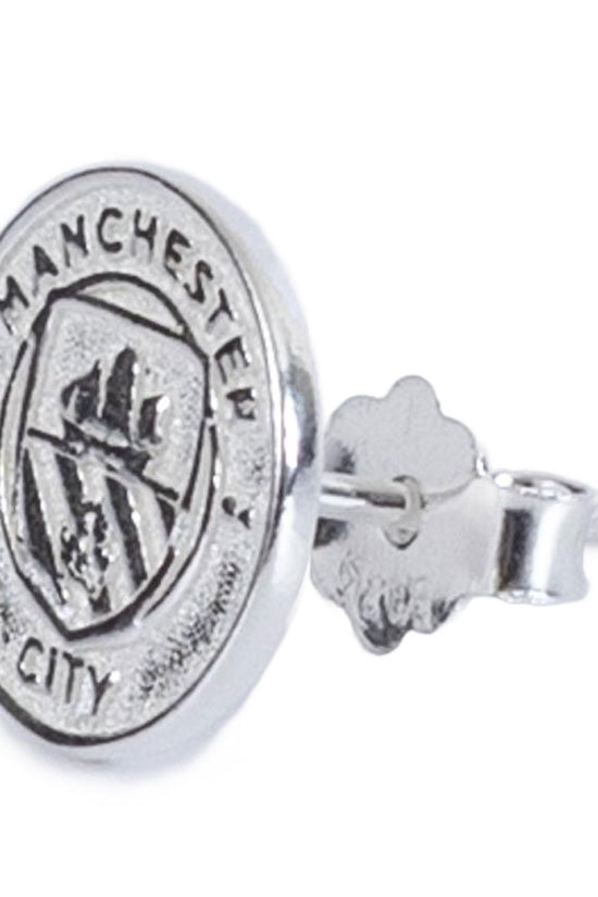 Manchester City FC Sterling Silver Stud Earring
