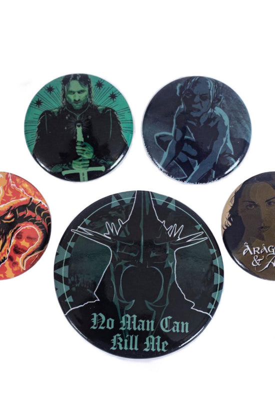 The Lord of the Rings Button Badge Set