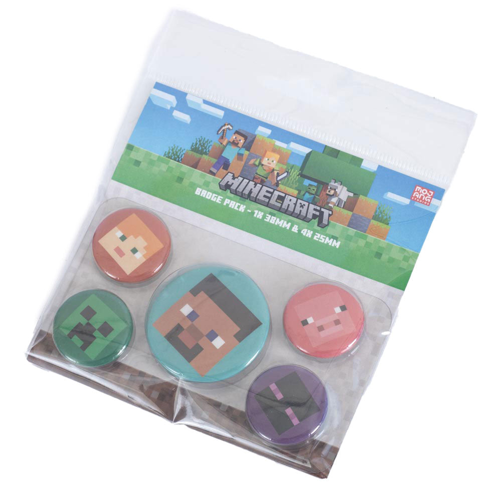 Minecraft Button Badge Set 2