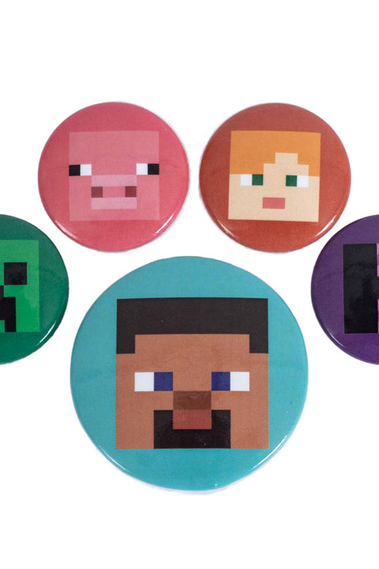 Minecraft Button Badge Set