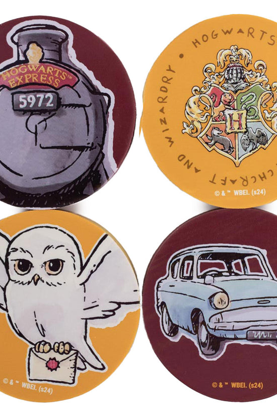 Harry Potter 4pk Eraser Set