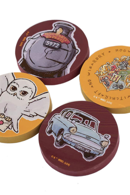 Harry Potter 4pk Eraser Set