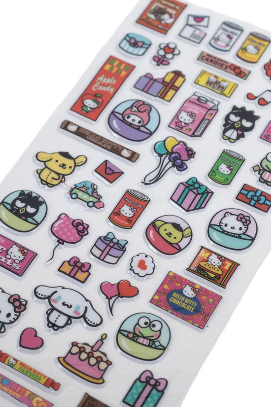 Hello Kitty Puff Sticker Set