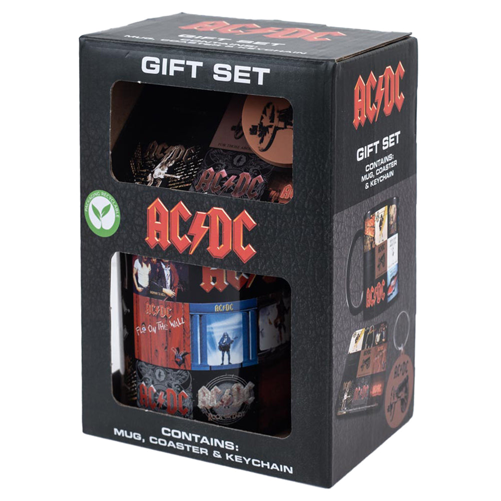 ACDC Mug Coaster Set 4