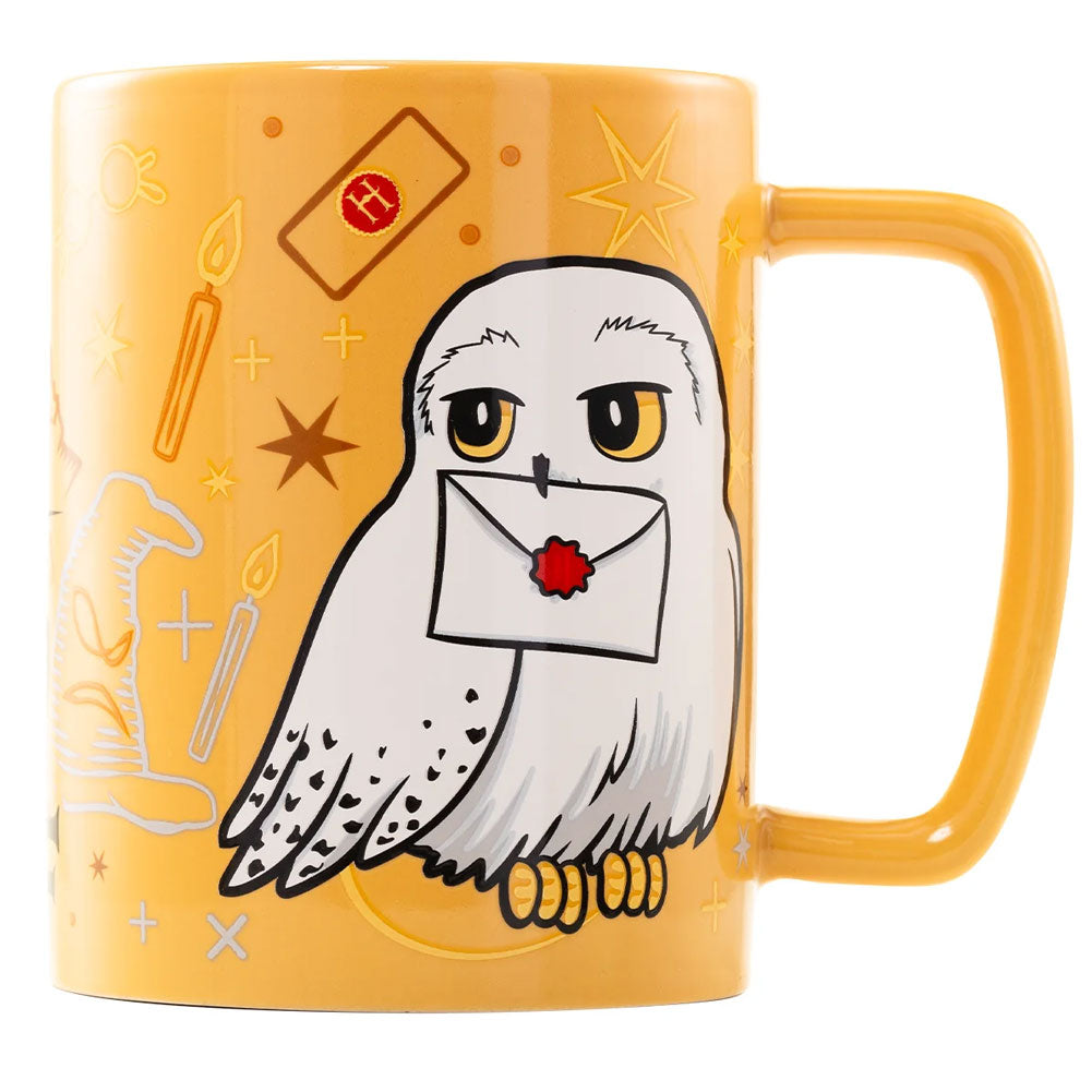 Harry Potter Fuzzy Hedwig Mug 3