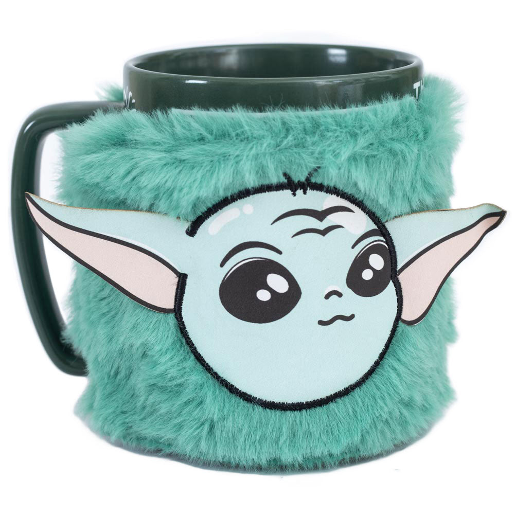 Star Wars The Mandalorian Fuzzy Grogu Mug