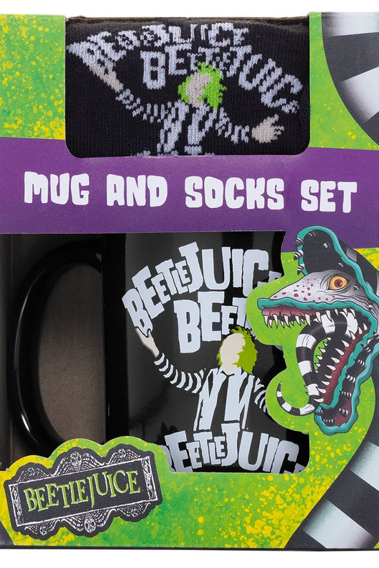 Beetlejuice Mug Sock Set 4
