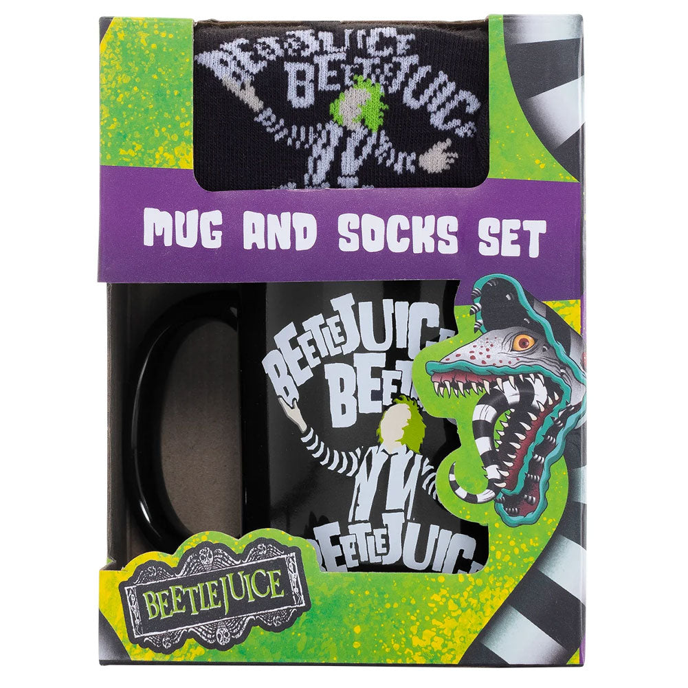 Beetlejuice Mug Sock Set 4