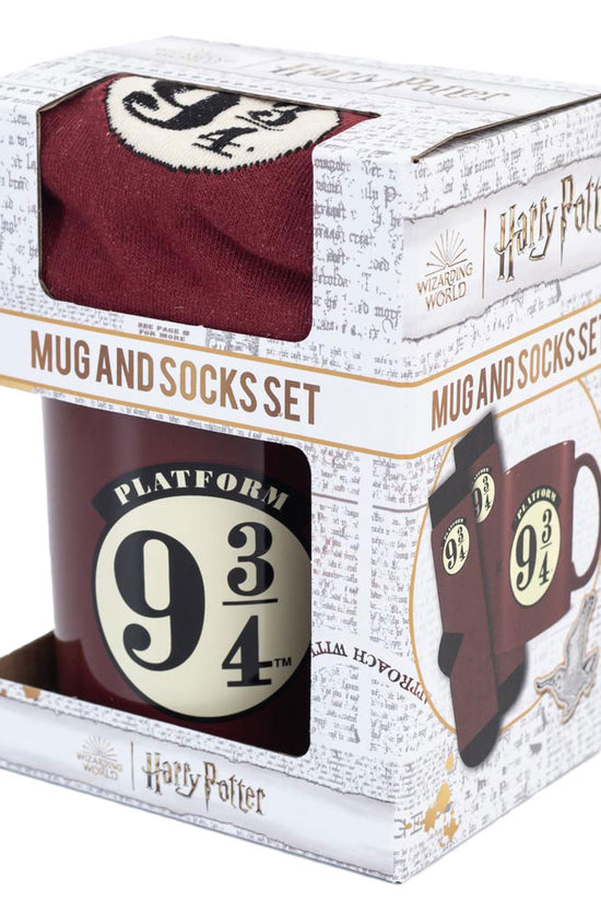 Harry Potter 9 3 Quarters Mug Sock Set 4