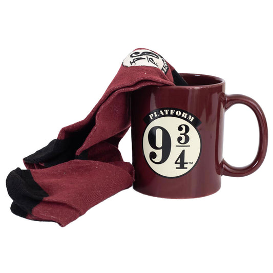Harry Potter 9 3 Quarters Mug Sock Set